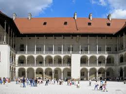 Wawel Castle rebuild in the Renaissance style.